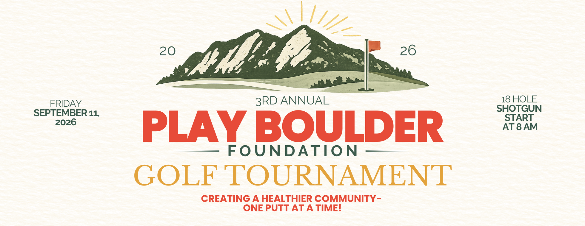 2026 PLAY Boulder Golf Tournament Registration